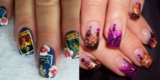 Modele de unghii colorate pentru primavara 2011
