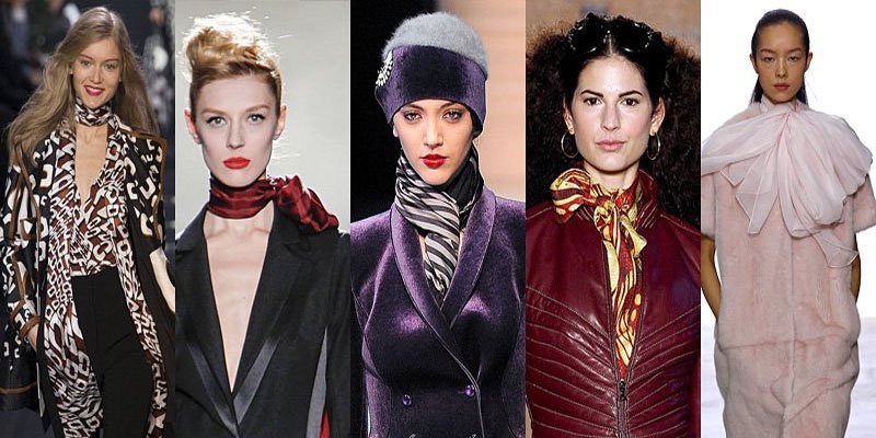 Modele de esarfe la moda pentru iarna 2014