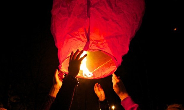 Launch of Chinese lantern